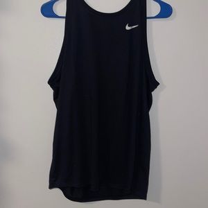 Black Nike athletic tank